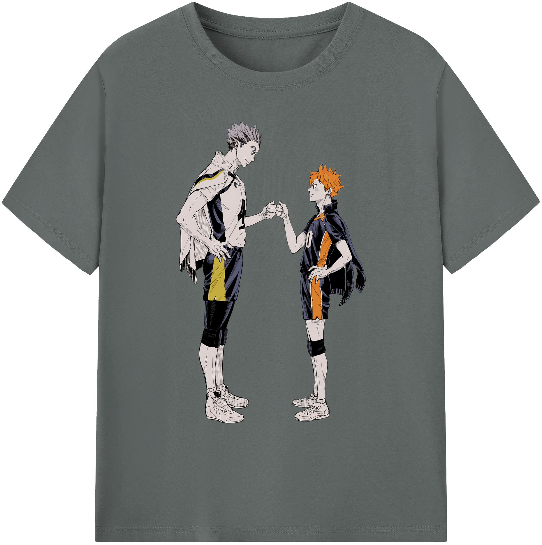 （画像用） ハイキュー!! Haikyu!! 綿100％ メンズ半袖Tシャツ｜肌触りやわらか＆通気性